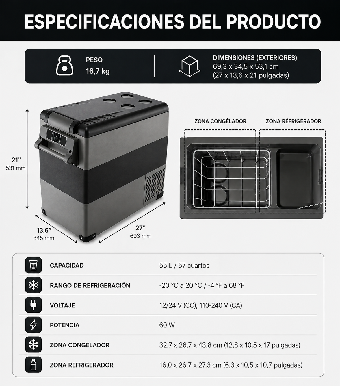 IceVolt Pro 55L